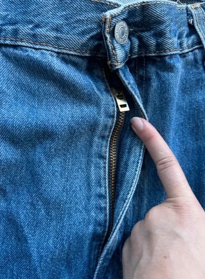 Jeans homme Levi’s 550 Relaxed fit droit large W44 (54/3XL) bleu classique y2k 2000s - photo numéro 7