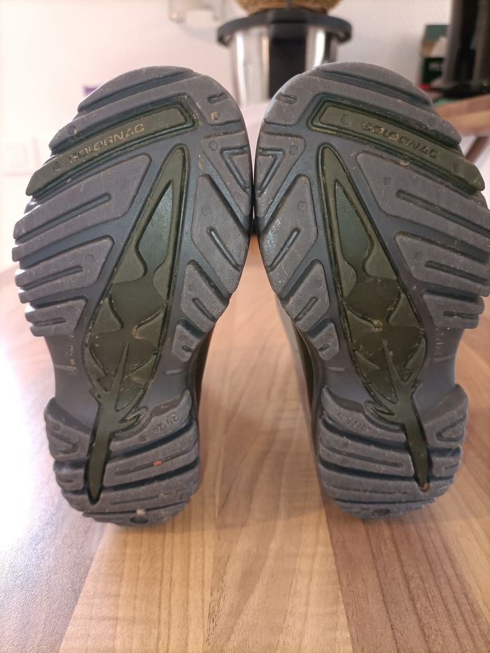 Bottes de pluie 25-26 kaki solognac (Decathlon) - photo numéro 6