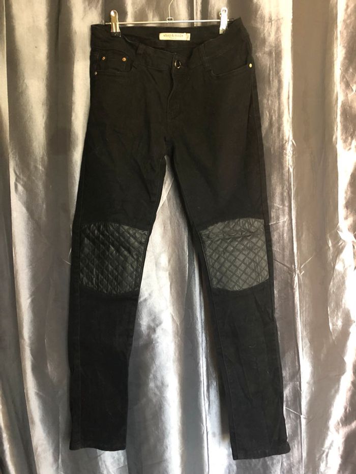 Pantalon taille 42 détails matelassés