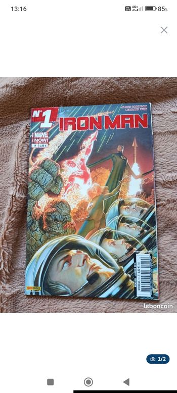 Vend livre iron man 