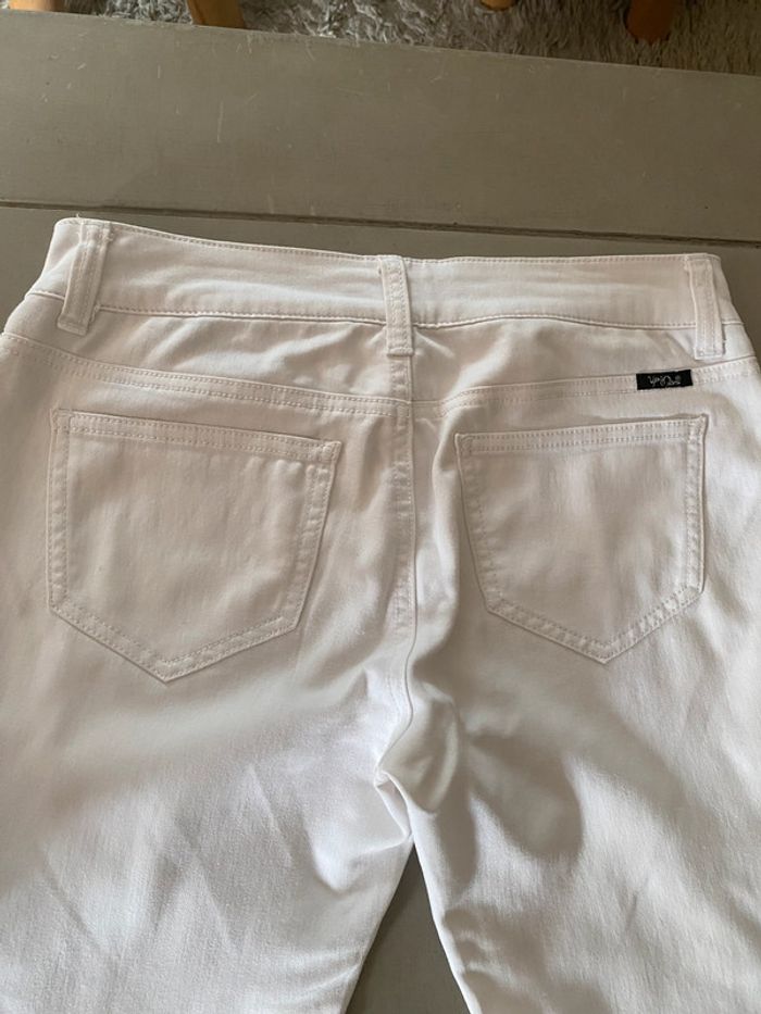 Jeans stretch super skinny blanc Yes Miss taille 27 US soit 36/38 - photo numéro 3