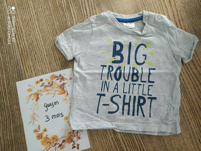 T shirt manches courte 3mois