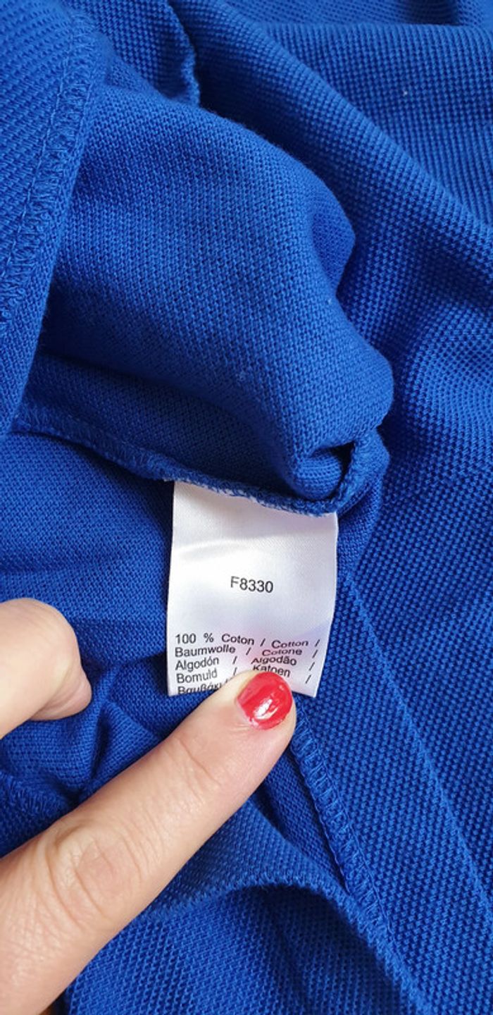 Magnifique polo Lacoste bleu taille 10 ans authentique - photo numéro 4