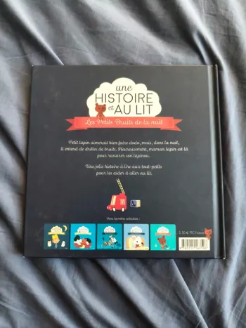 Livre Une histoire et au lit de Fleurus - Les petits bruits de la nuit