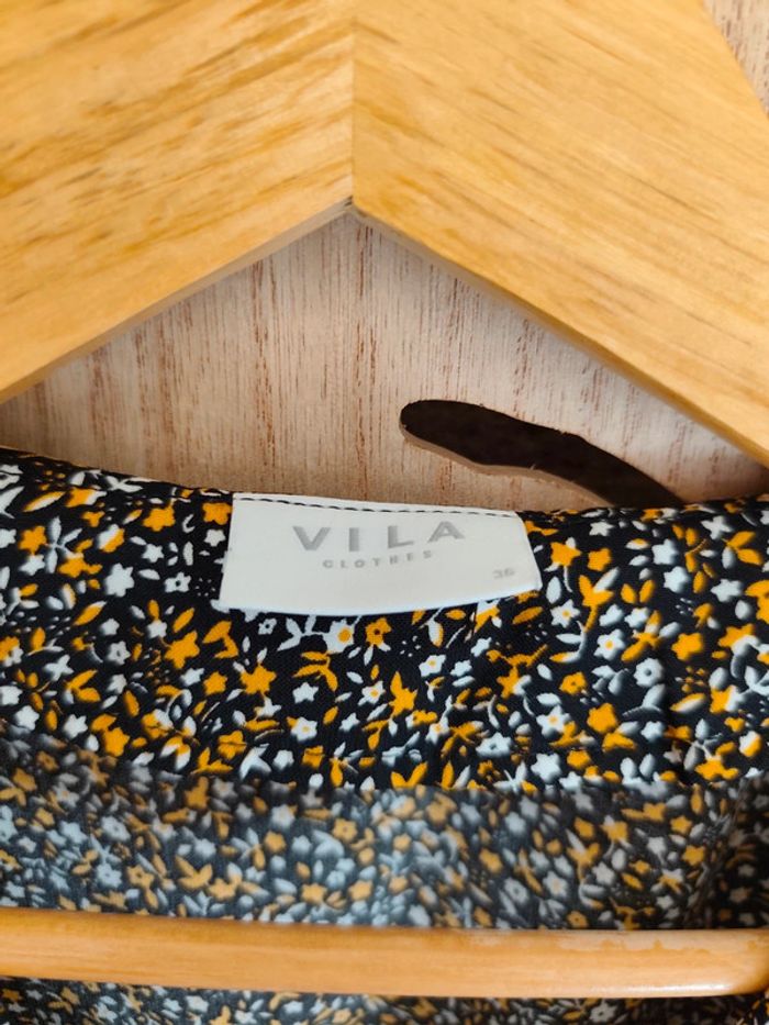Robe imprimée fleurie T 36 Vila - photo numéro 13