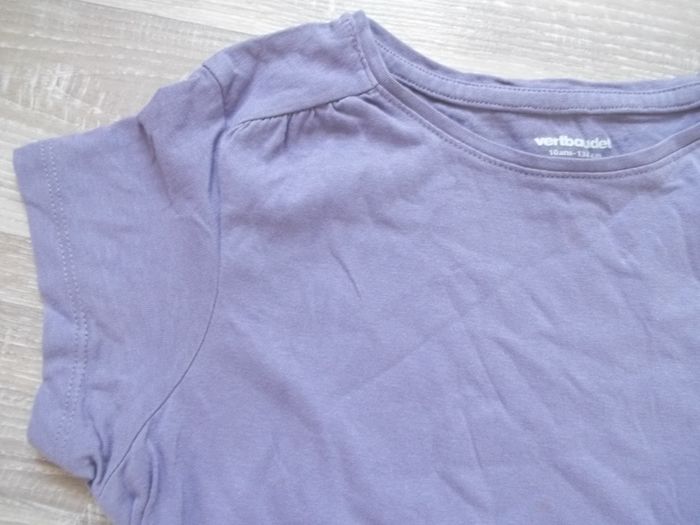T-shirt uni violet Vertbaudet 136 cm - photo numéro 2