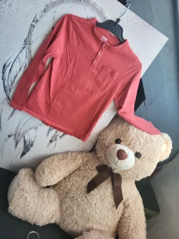 T shirt corail 8ans