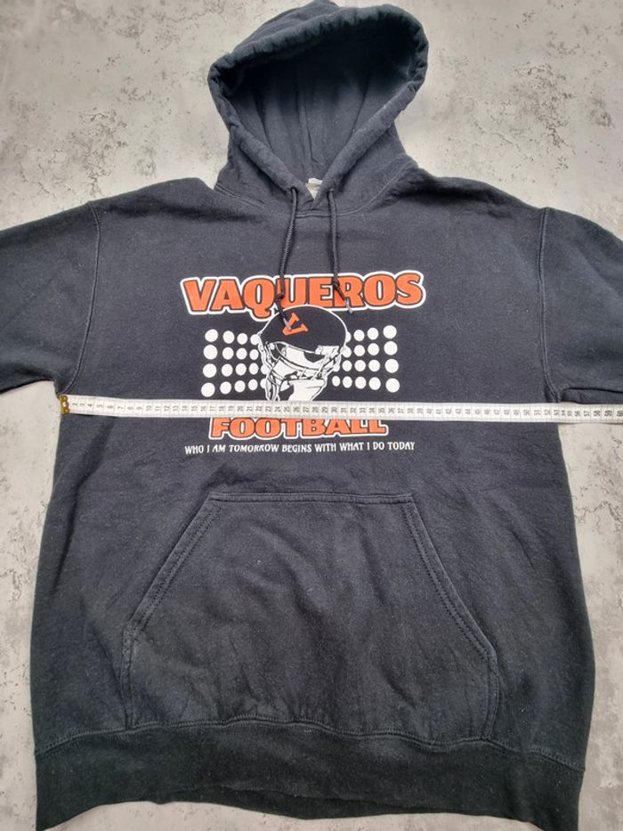 Pull à capuche universitaire Vaqueros Football – Taille M Hommes - photo numéro 8