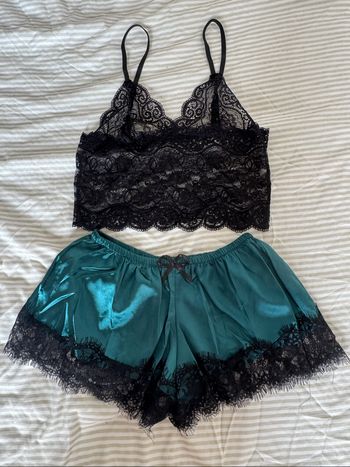 Pyjama chic dentelle & satin – Taille S