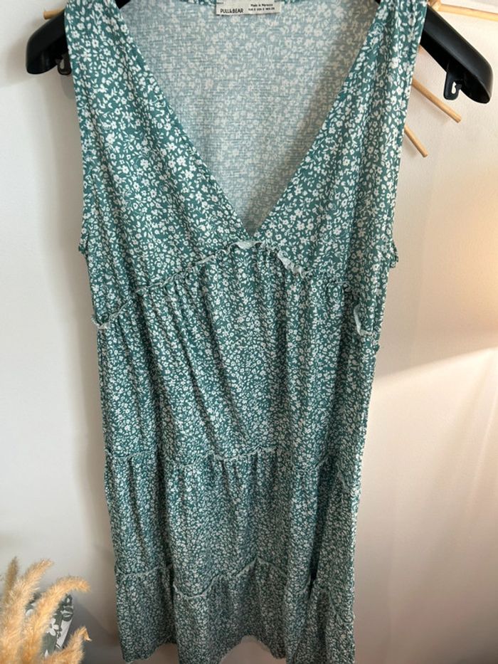 Robe longue bohème à fleurs Pull and bear - photo numéro 5