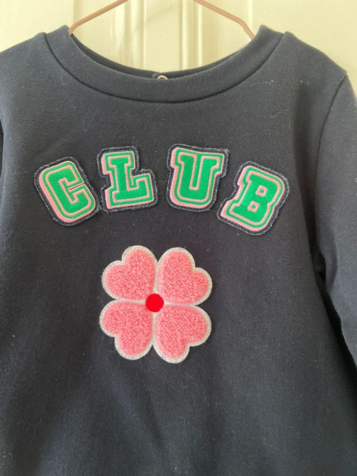 Sweat marine Jacadi 4 ans - photo numéro 2