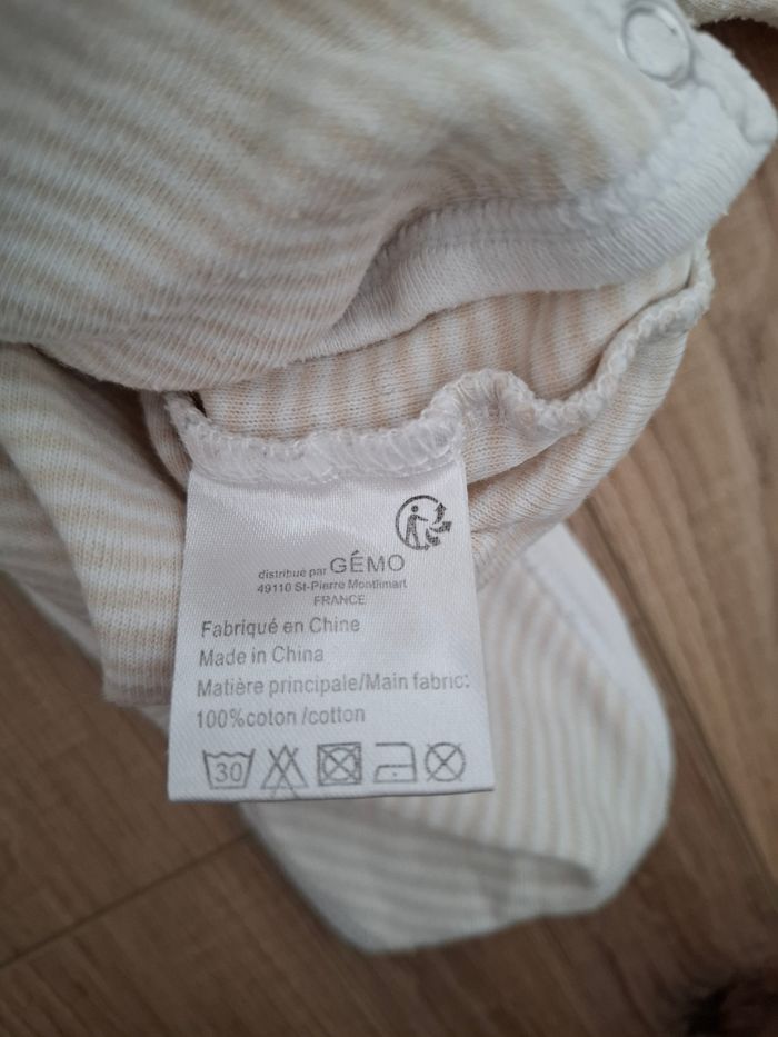 Lot de 2 bodies bébé croisés - photo numéro 4