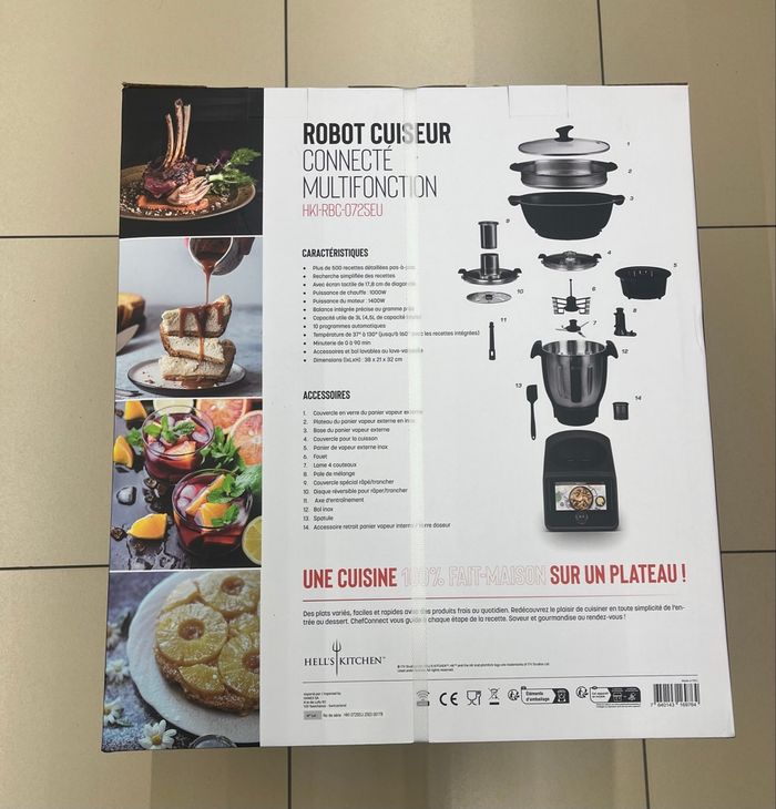 Robot cuiseur connecté multifonctions - Hell’s Kitchen - photo numéro 2