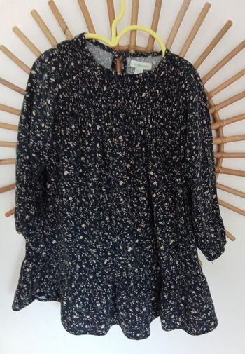 Jolie robe tons bleus Vertbaudet taille 3 ans