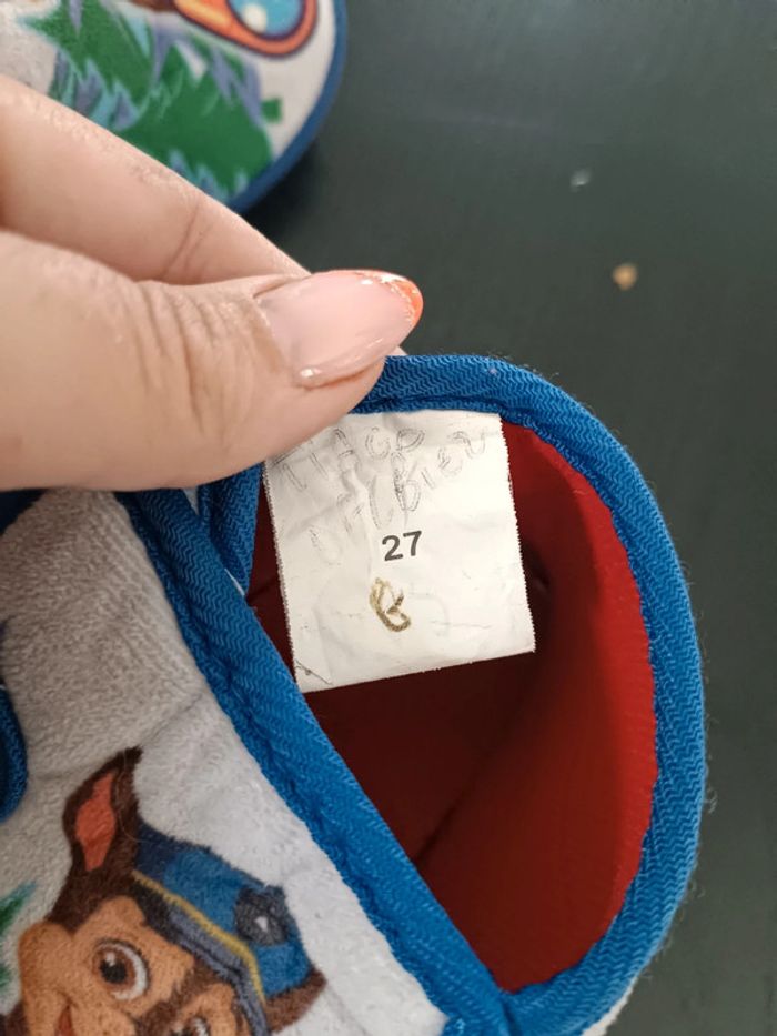 Chaussons pat patrouille taille 27 - photo numéro 5