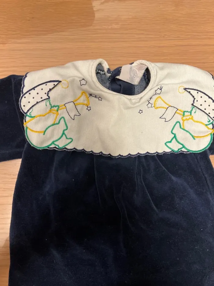 Pyjamas vintage 1 mois garçon bébé - photo numéro 2