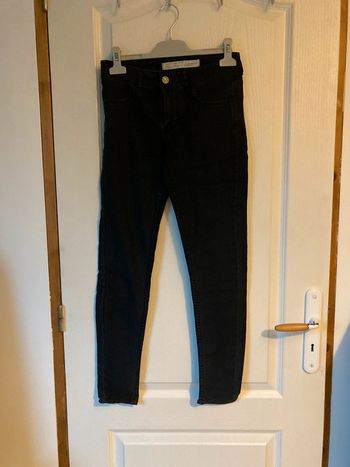 Jean skinny taille haute noir