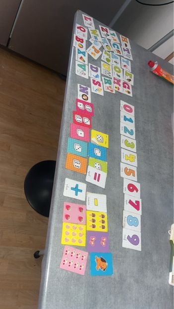 Aimants chiffre lettre 