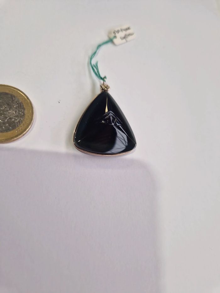 Pendentif obsidienne arc en ciel suprême oeil - photo numéro 2