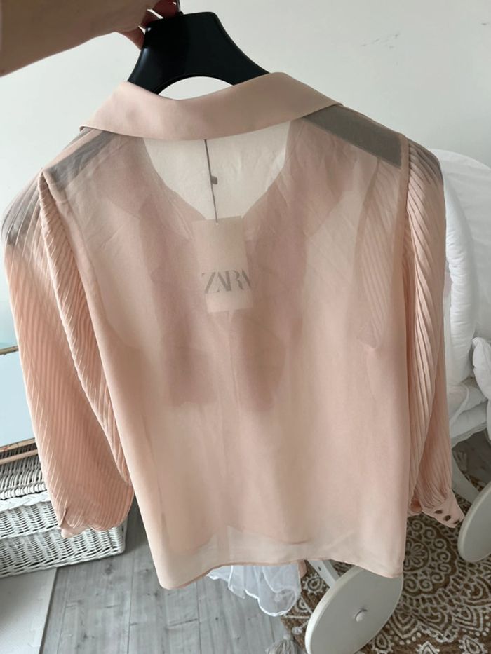 Chemise rose Zara neuve - photo numéro 4