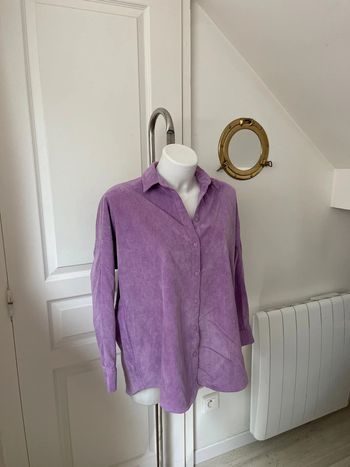 Chemise mauve