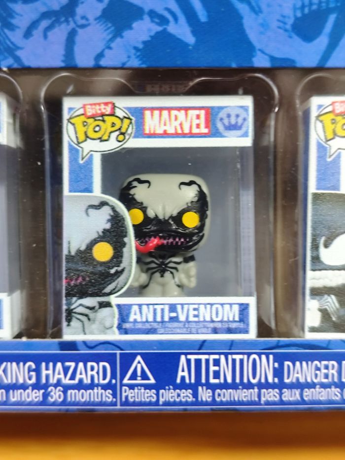 Boîte 4 Bitty Pop! - Venom, Anti-Venom, She-Venom, Peter Parker (Marvel Comics) - photo numéro 3