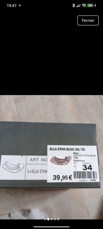Ballerines  enfant