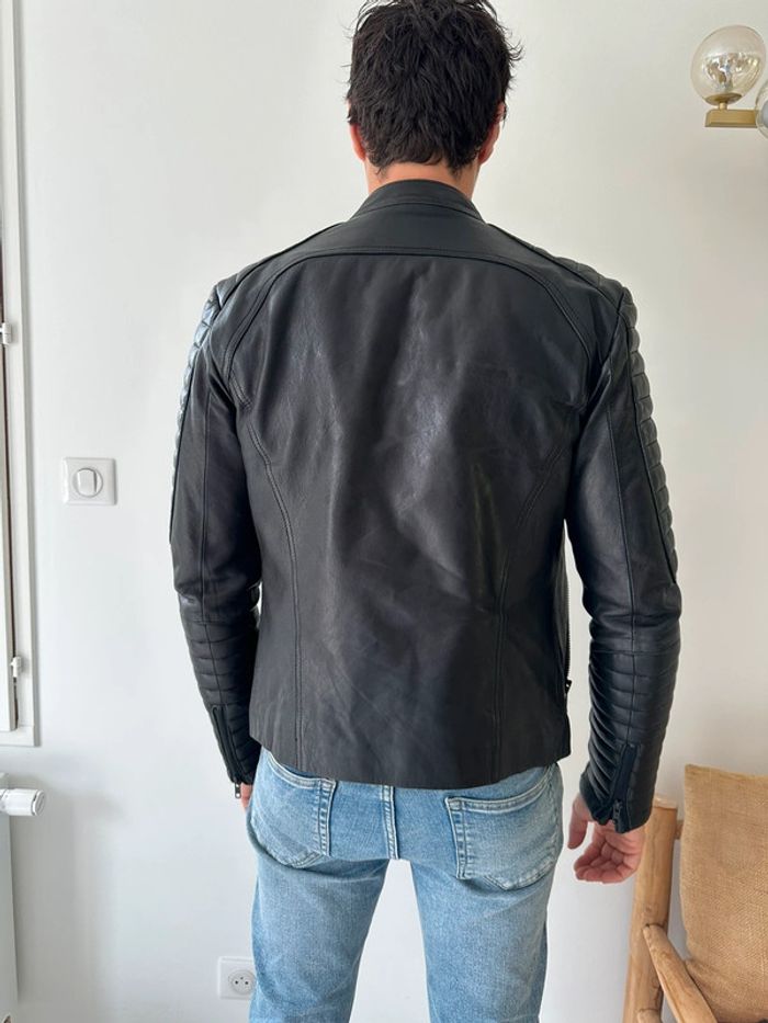 Veste en cuir Serge Pariente 🌚 - photo numéro 3