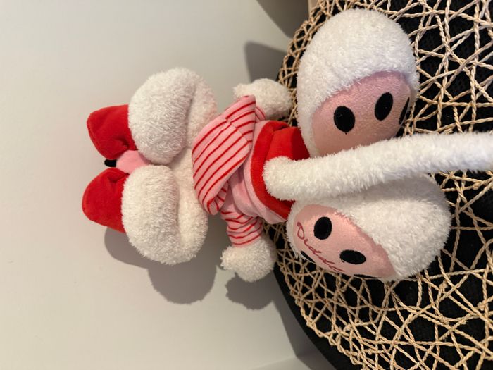 Peluche Diddlina Blanc Rose - photo numéro 3