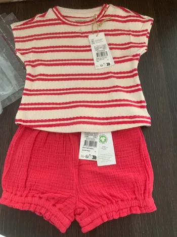 Noppies short T 6/9 mois