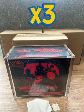 3 Protections acrylique pour ETB Pokémon