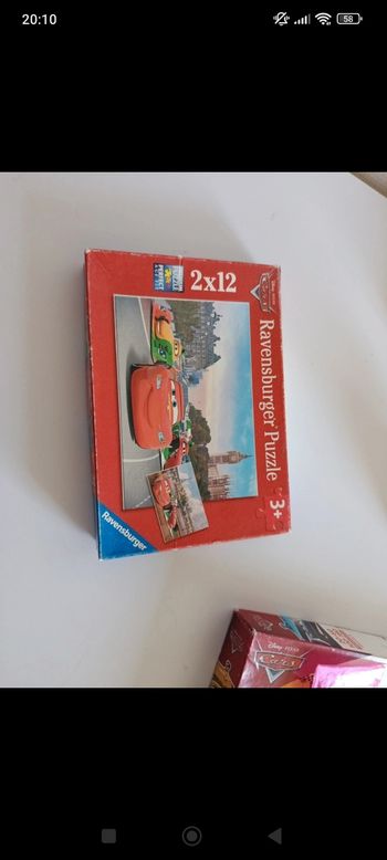Puzzle Cars 2×12 pièces complet 