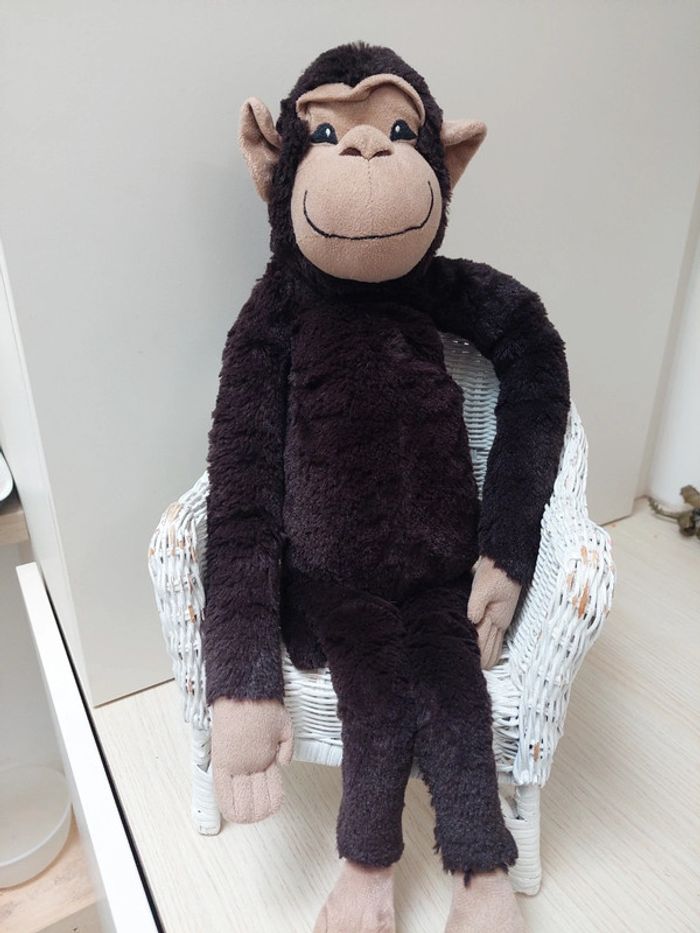 Ikea - peluche singe marron vralapa