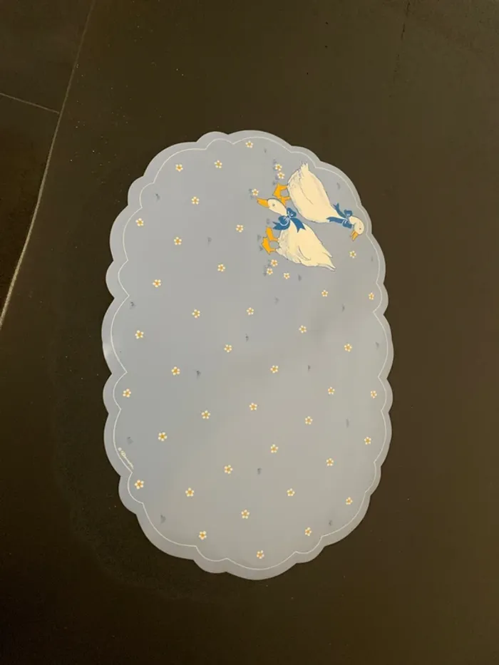 Tapis plastique vintage