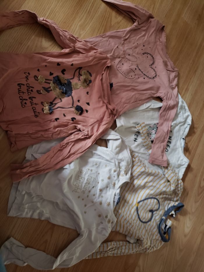Lot tee shirt manche longue - photo numéro 1