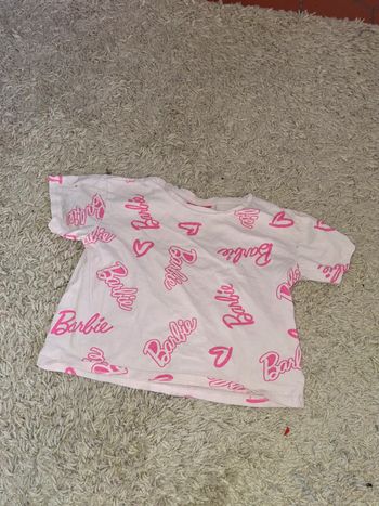 T shirt fille barbie taille 6 ans