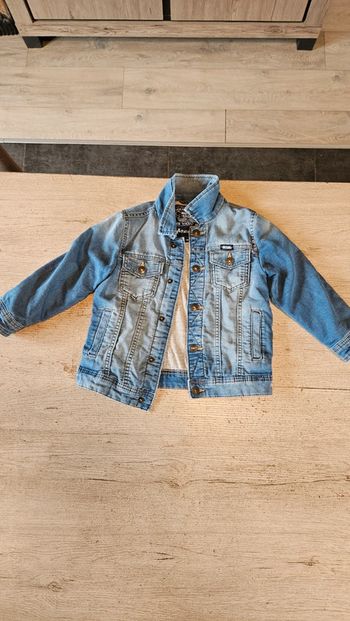 Veste en jean s bleu doublé, Palomino, 6 ans, nickel