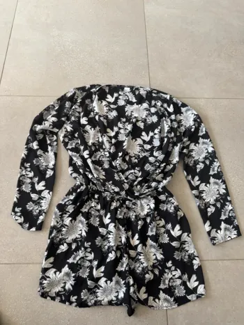 Combi short blanc et noir H&M, taille 40, très bon état