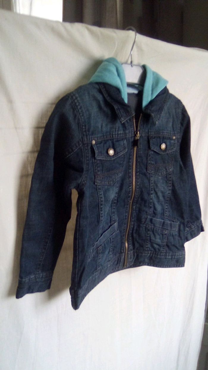 Veste en jean à capuche "NKY" - photo numéro 3