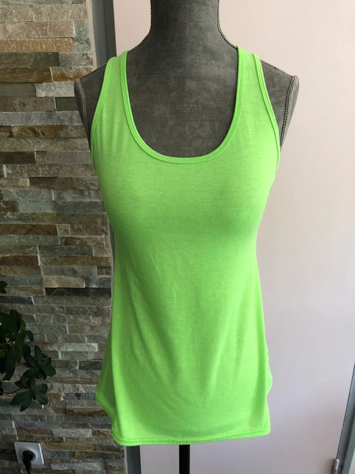 Débardeur vert fluo 36