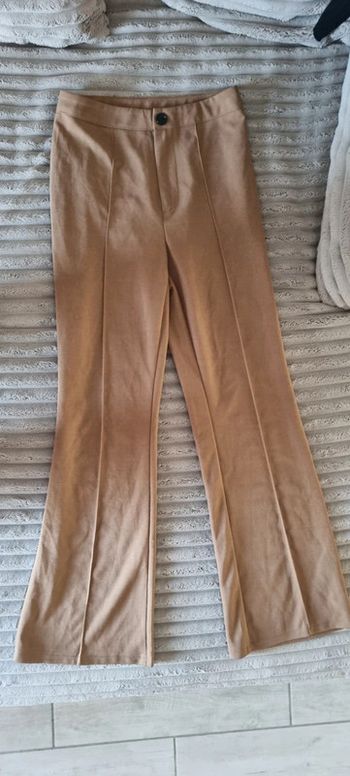Pantalon beige foncé/marron