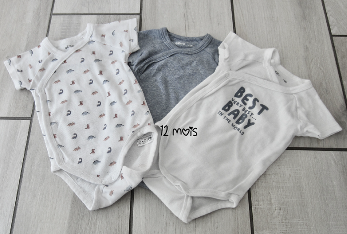Lot de 3 bodies