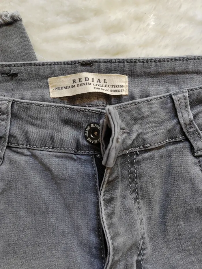 Lot de 2 jeans fantaisies skinny taille 38 - photo numéro 8