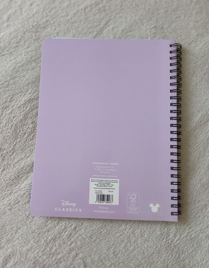 Cahier de texte Stitch 18x22 cm violet - photo numéro 4