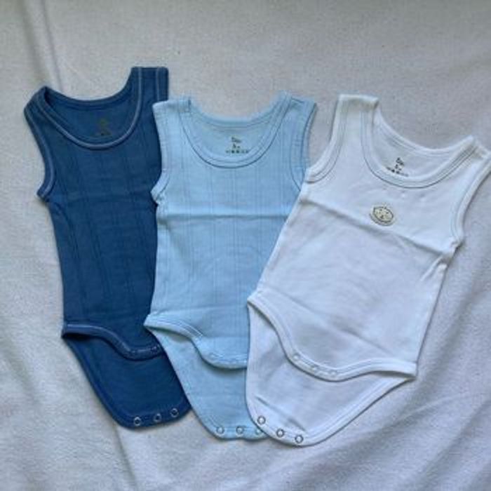 Lot de 3 bodies 3 mois tex