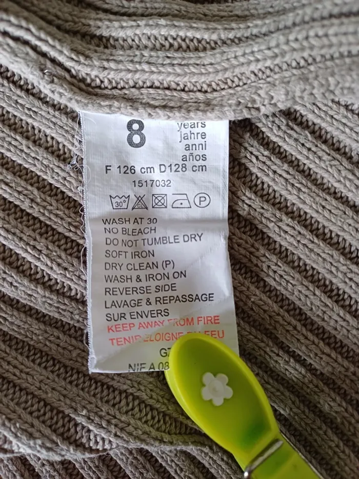 Gilet zippé 8 ans YCC - photo numéro 3