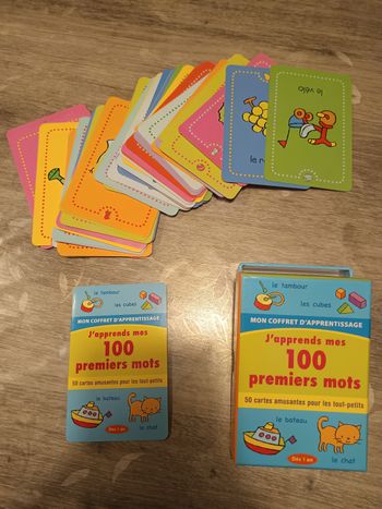 Coffret d'apprentissage - j'apprends mes 100 premiers mots