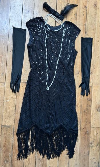 Déguisement charleston flapper années folles / 1920 taille L