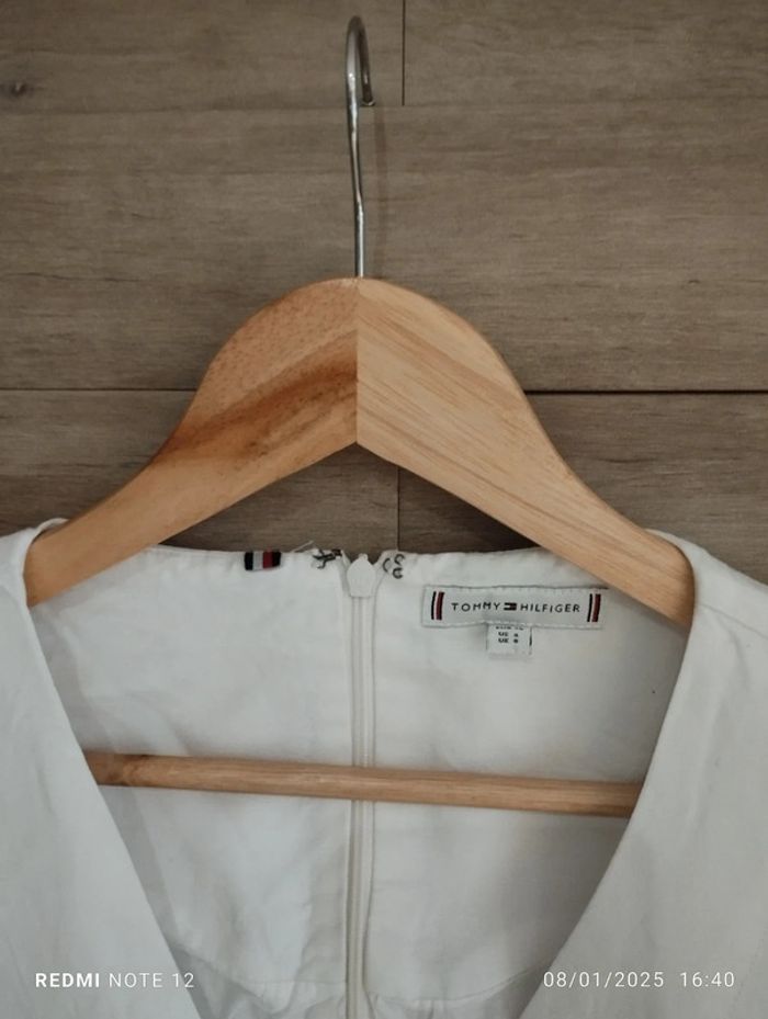 Robe Tommy Hilfiger blanc T36 - photo numéro 2