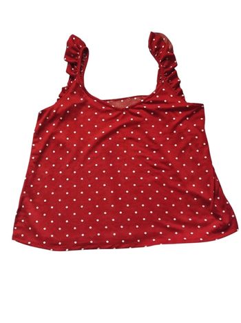 Débardeur oversize à pois taille unique